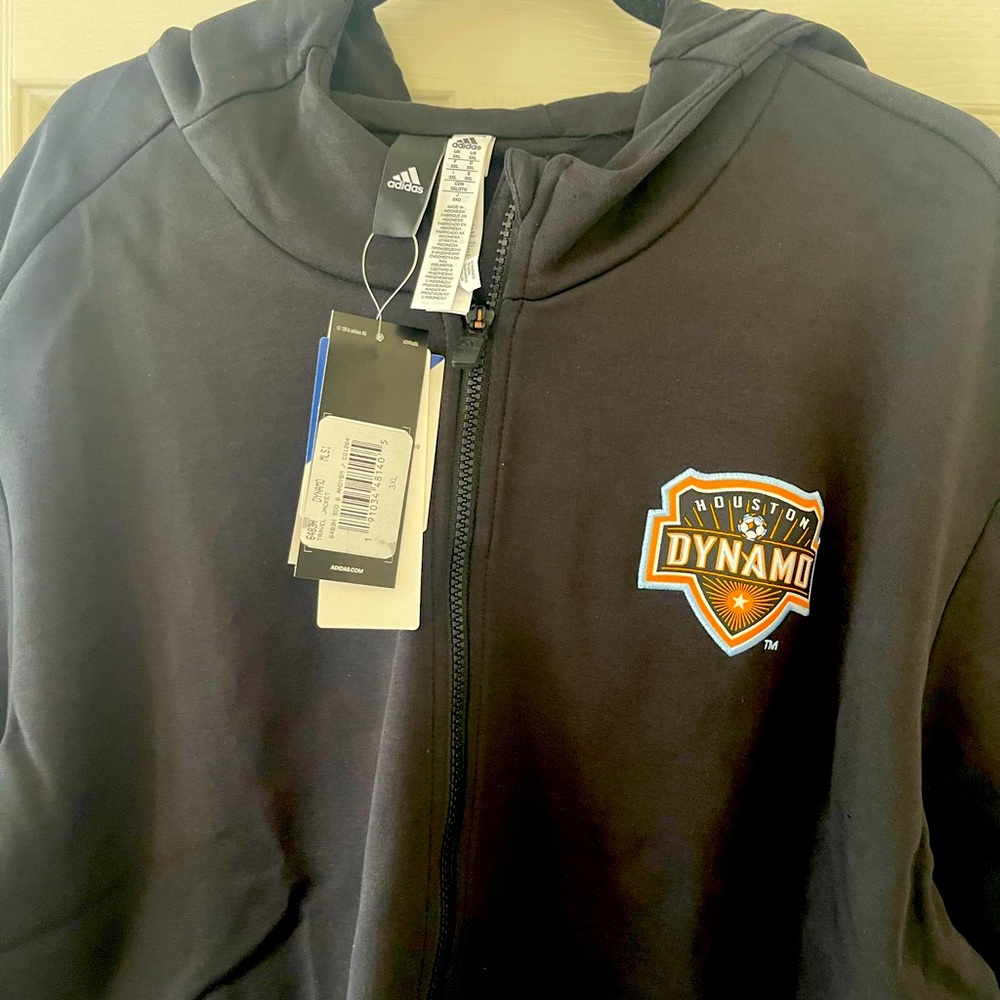 New Authentic MLS Houston Dynamo XXXL Hoodie
